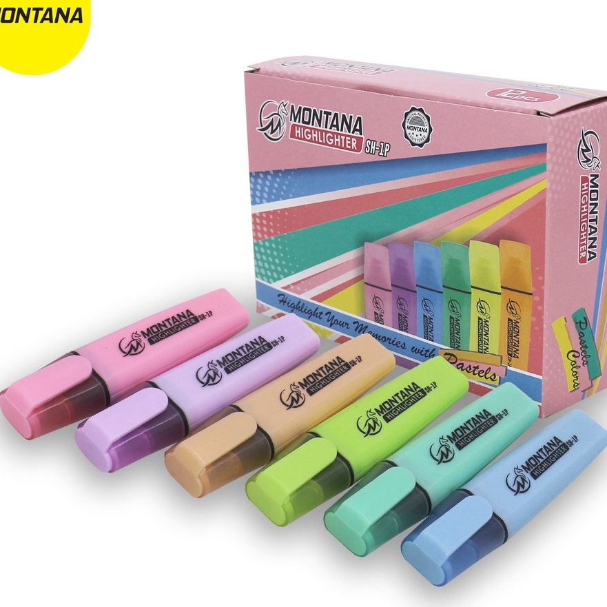 

Gila MurahMurahATK Highlighter Penanda Berwarna Color Pastel SH1P Box