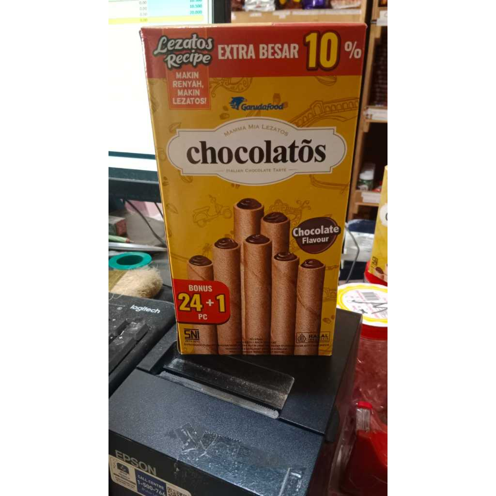 

Chocolatos Wafer Rolls (ISI 24 Pcs)