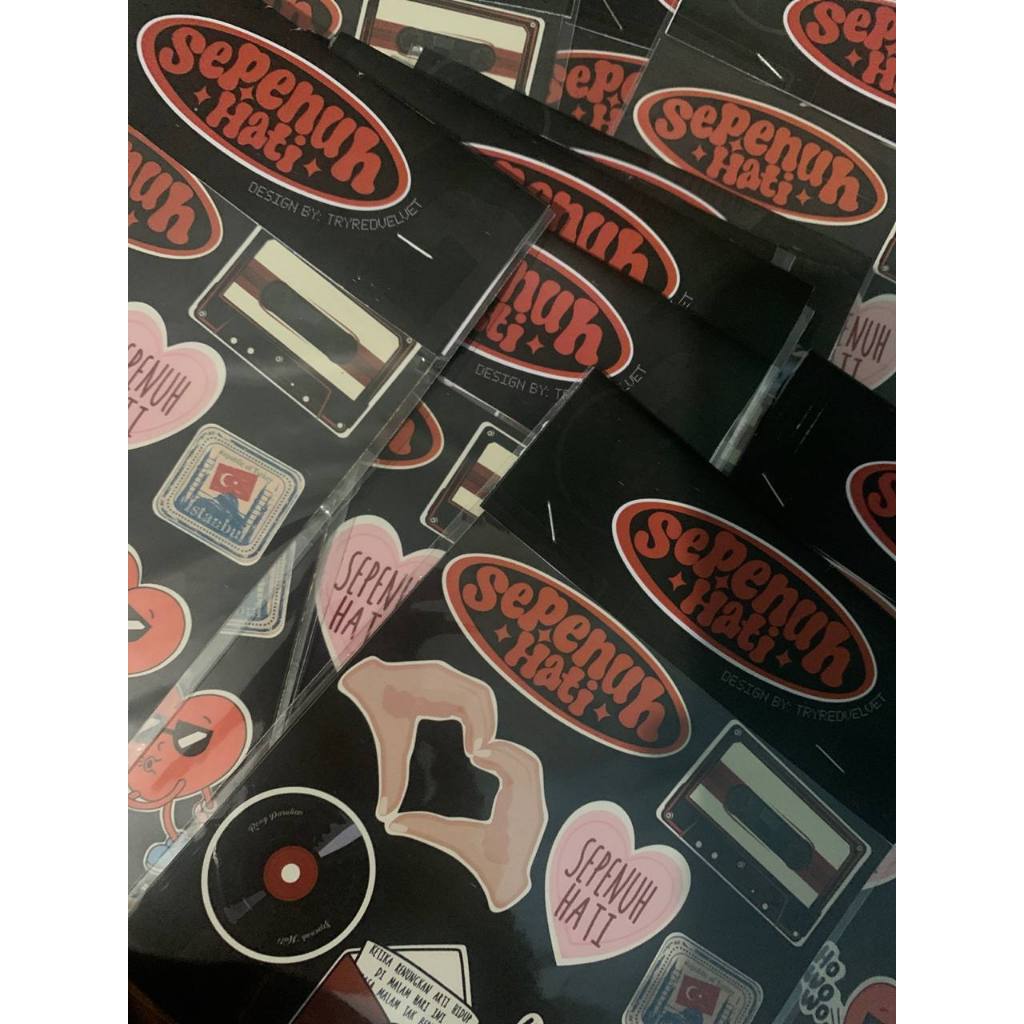 

STICKER SEPENUH HATI BY TRYREDVELVET