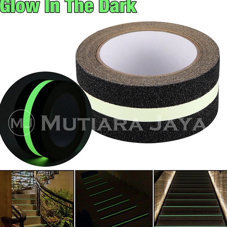 

Terbatas Lakban Fosfor lantai Anti slip Tangga Glow in the dark Safety Walk