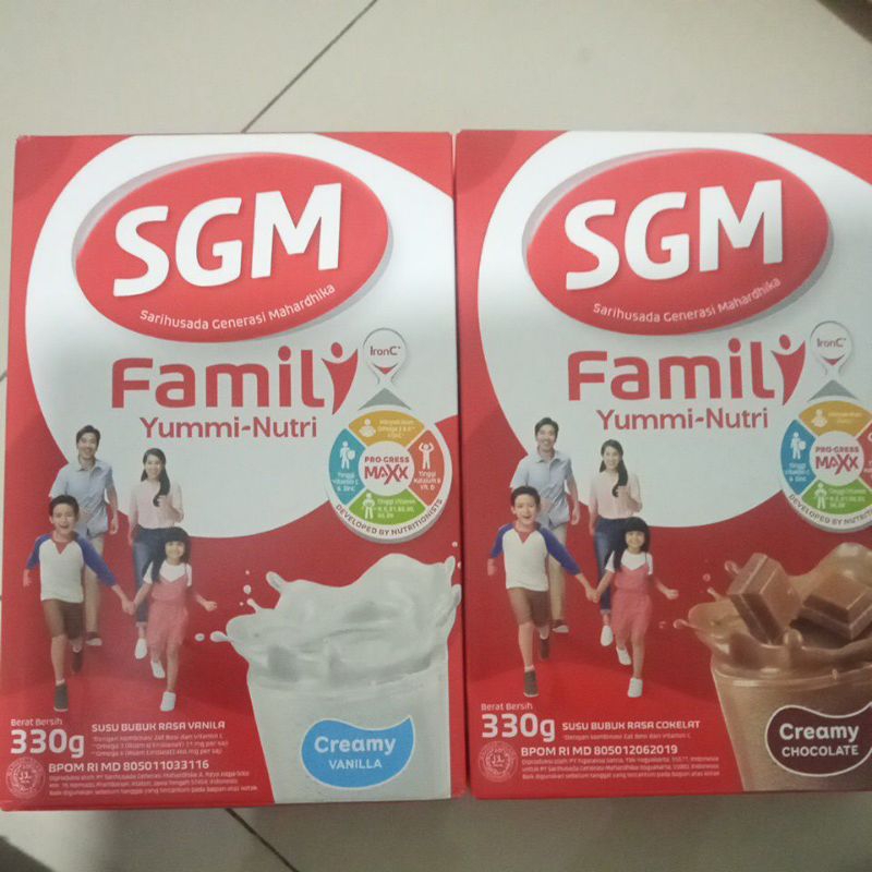 

SGM famili coklat vanila 330 gr