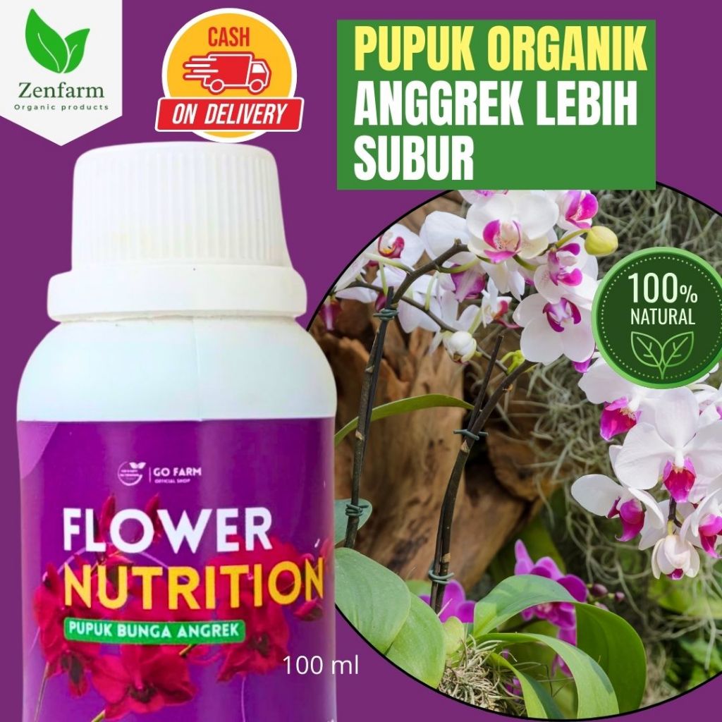 Pupuk Anggrek Terbaik Penyubur Tanaman Anggrek Pupuk Anggrek Cair Organik 100 Ml