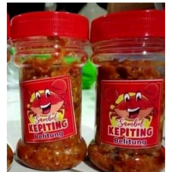 

sambal kepiting kemasan botol 150 ml