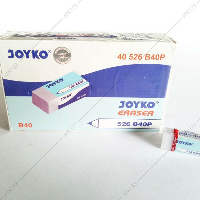 

KP8 Penghapus Pencil Joyko putih 526 b4 p tertera harga 1 pack isi 4