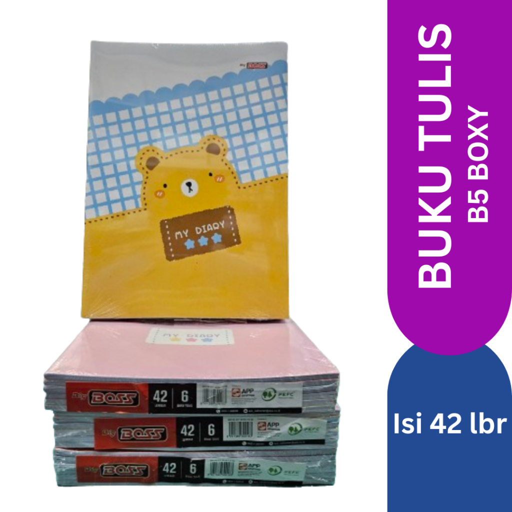 

(PAK) BIG BOSS 42 LEMBAR B5 BOXY BUKU TULIS GARIS ISI 6 BUKU