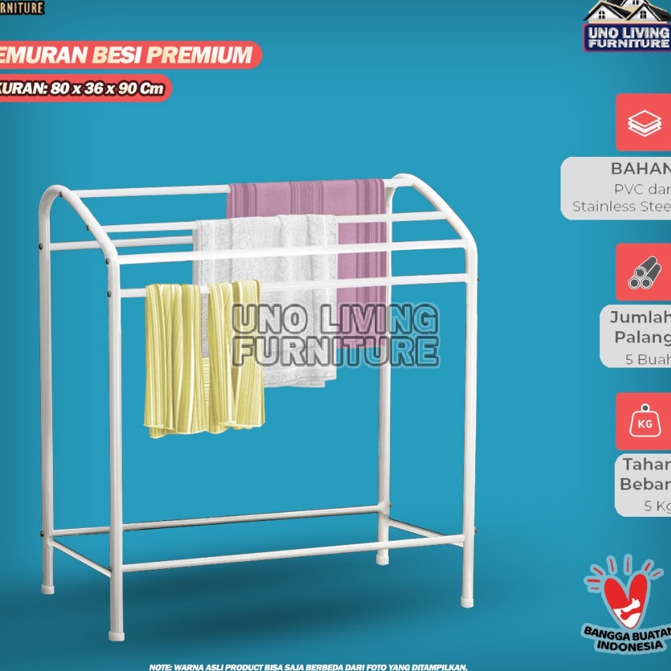 Rak jemuran handuk rak handuk jemuran baju celana Jemuran Besi Stainless Jemuran Handuk