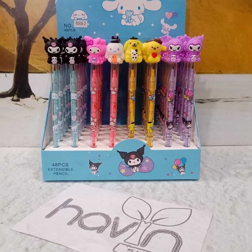 

Super Sale 48pc56pc pensil lantu npensil n karakterpensil cabutLANTU 1 BOX BESAR