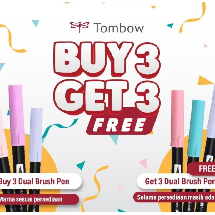 

Terbaru BELI 1 GRATIS 1 TOMBOW ABT DUAL TIP COLOR BRUSH PEN