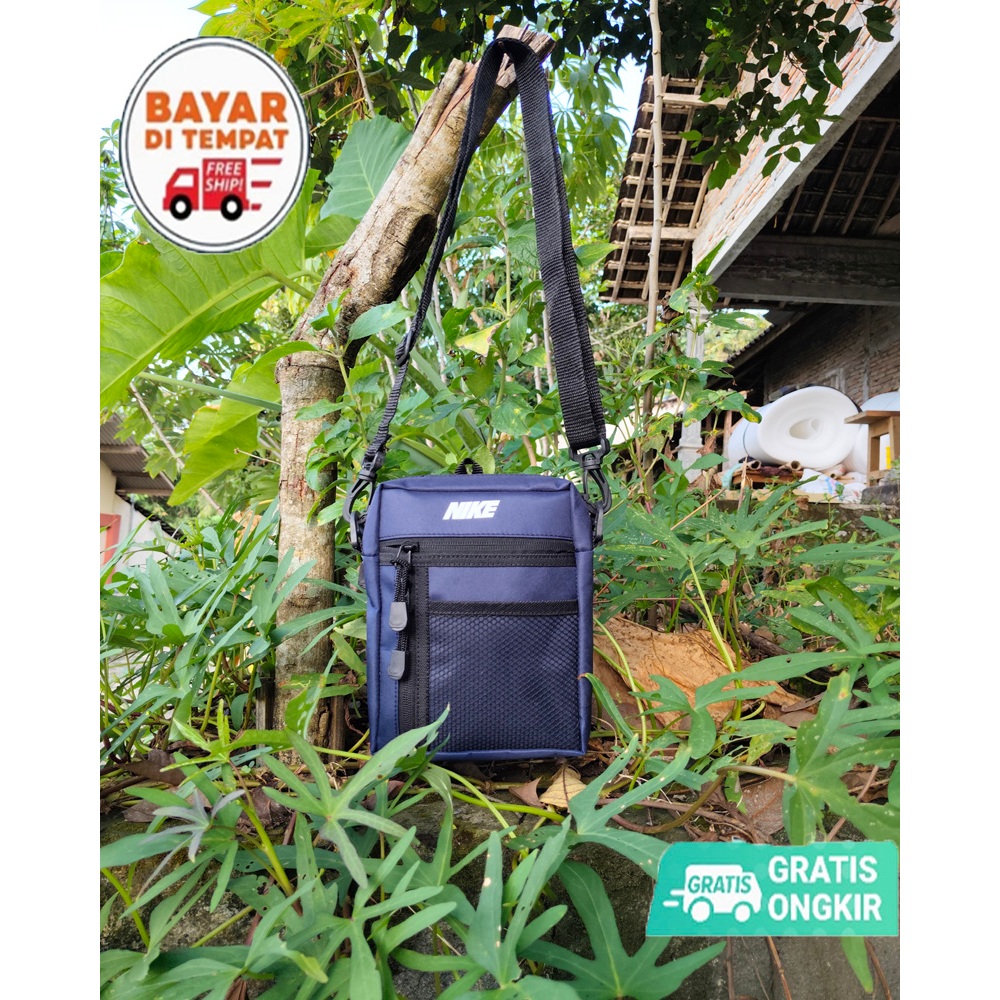 Tas selempang Pria wanita Kecil Simple Keren Distro Terbaru bahan kain Murah