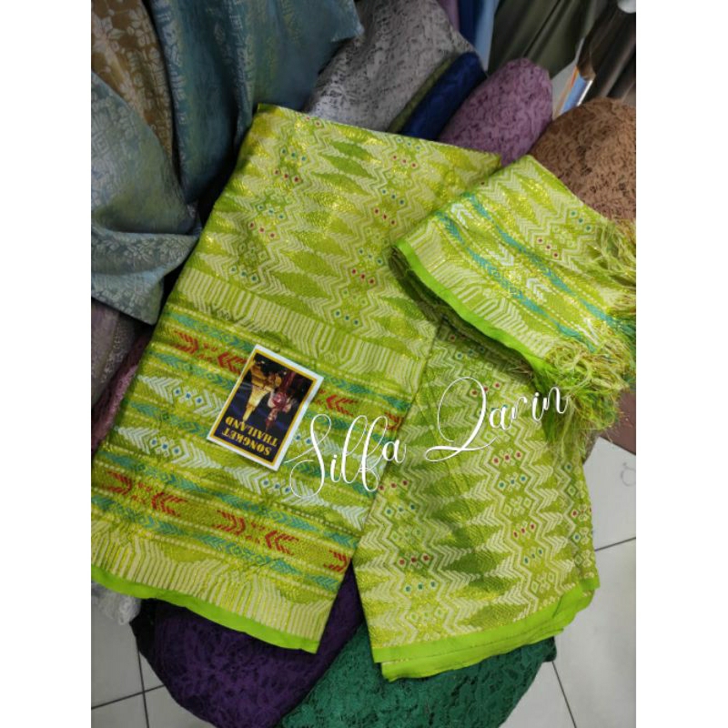 rtf BAHAN KAIN SONGKET SELENDANG THAILAND _ KAIN SONGKET THAILAND