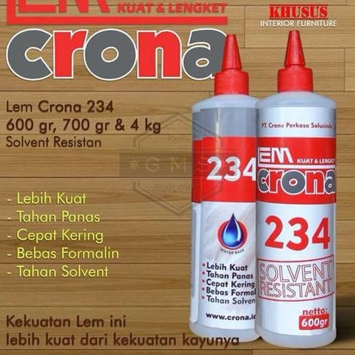 

Hemat Lem Crona 234 Lem Kayu