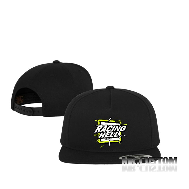 Topi Snapback Premium Racing Hell - Topi Snapback Balap Race Dewasa