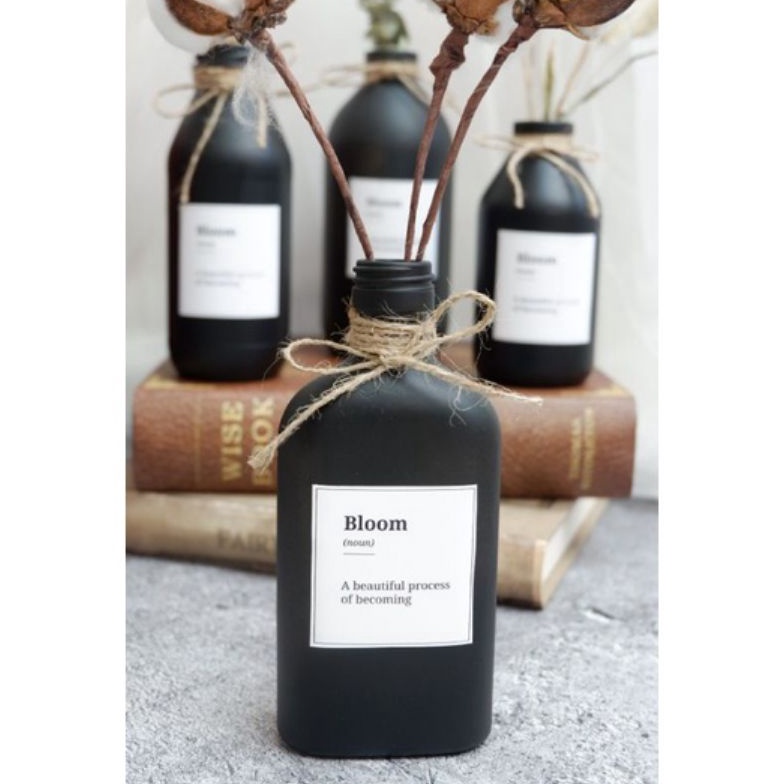 MURMER Vas Kaca Botol Rami  Vas Kaca Estetik  Vas Kaca Murah  Vas Kaca Bunga