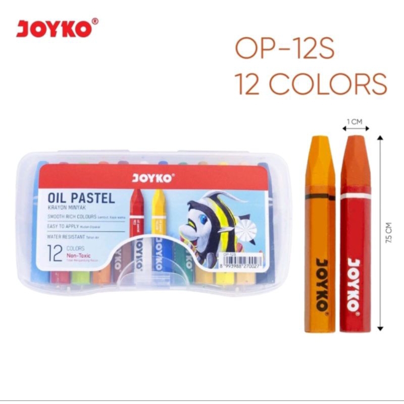 

crayon JOYKO 12 warna