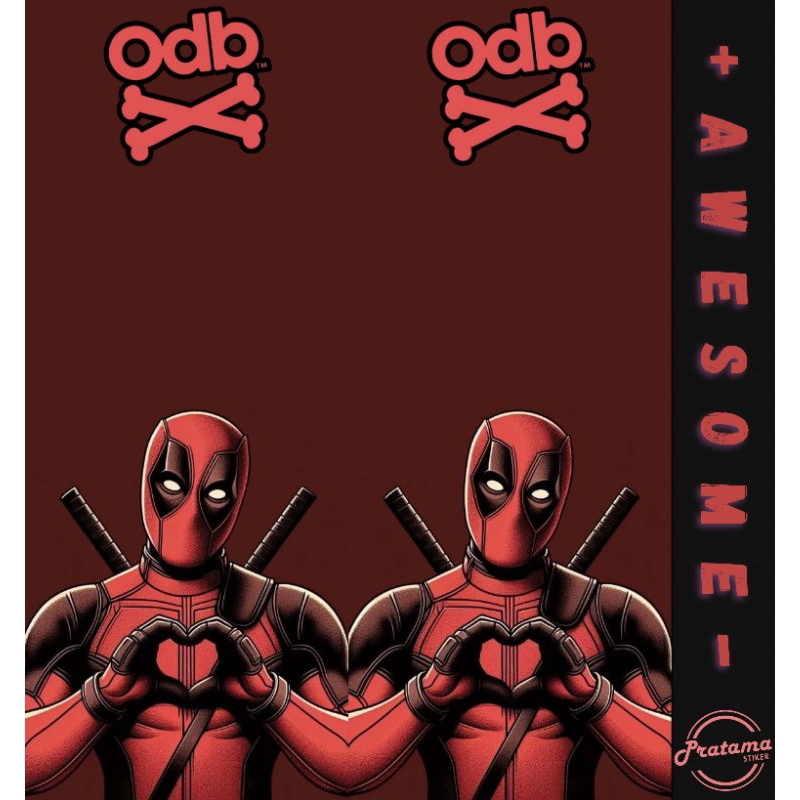 stiker skin wrap baterai 18650 random anime v1