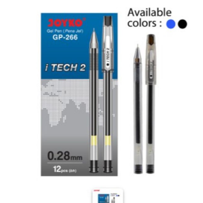 

Beli Pulpen Joyko Gp 266 Itech 2 28mm 1pak12pcs