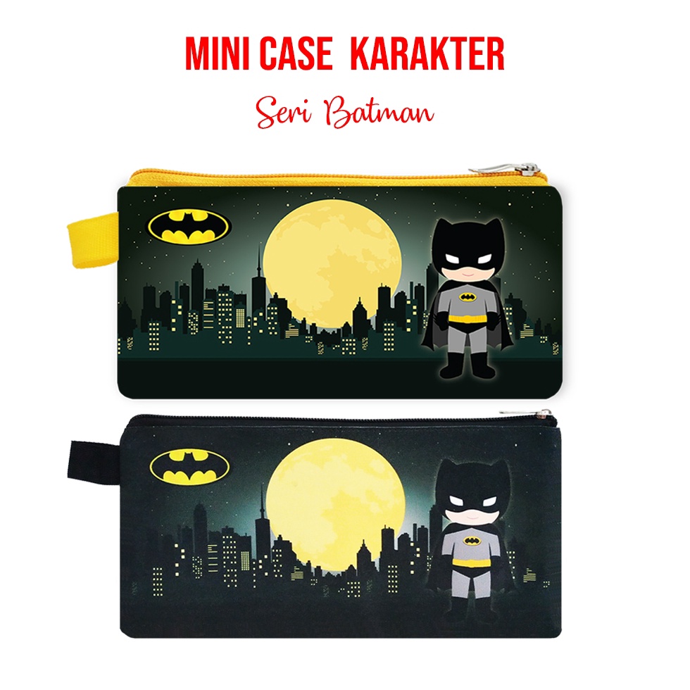 

DISKON AKHIR BULAN Mini Case Batman Hitam Stationary Organizer Pencil Case Tempat Pensil Travelling Organizer