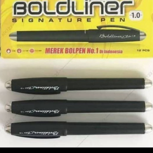 

Diskon Pulpen standar boldliner blackbiru 1mm 1pack