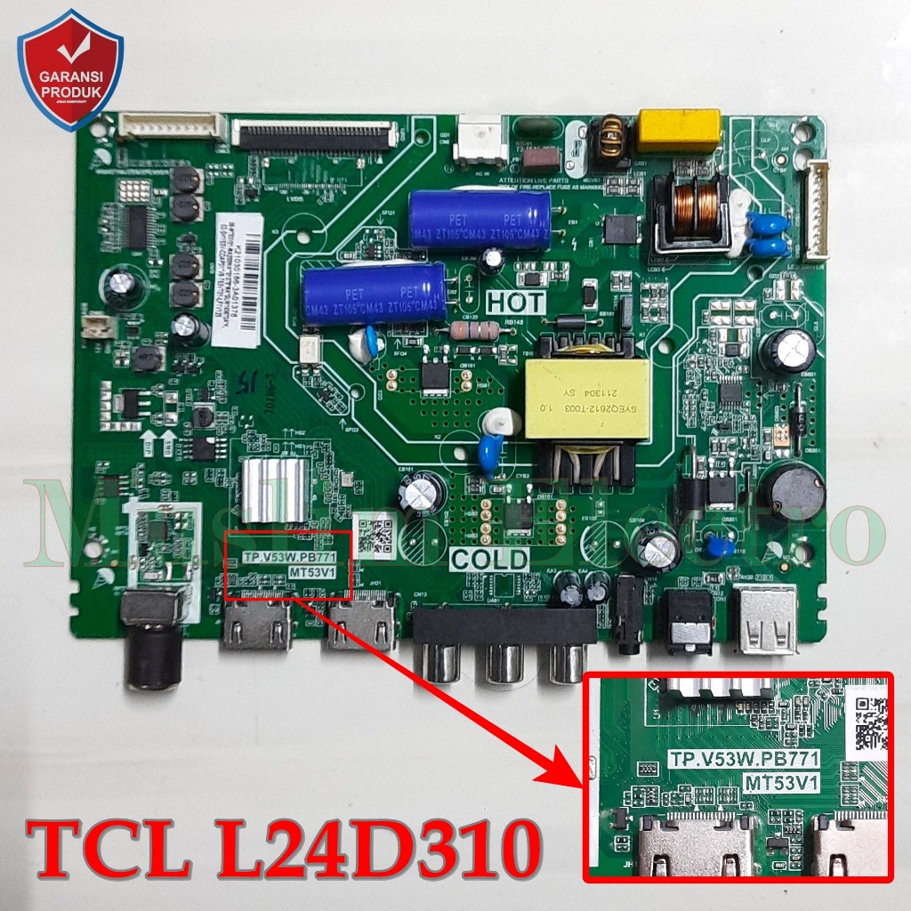 Mainboard LED TV TCL L24D310 24D310