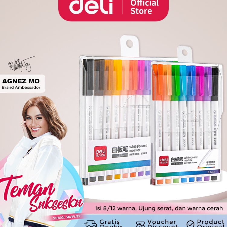

Deli spidol isi 812 warna graffiti untuk papan tulis hasil gambar mudah dihapus S54 S56