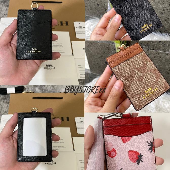 

Kilat BEST SELLER COACH LANYARD ID CARD HOLDER KARTU KERJA ORIGINAL FULLSET