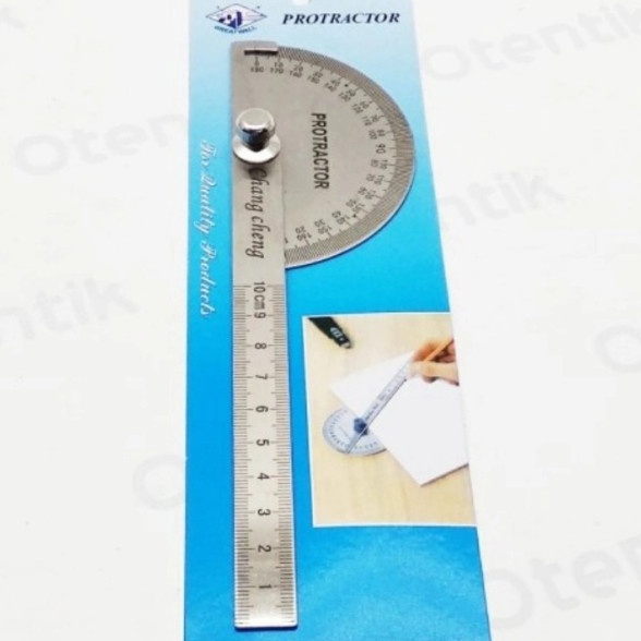 

KF7 PENGGARIS BUSUR DERAJAT 18 PROTRACTOR STAINLESS 1CM 18 DERAJAT