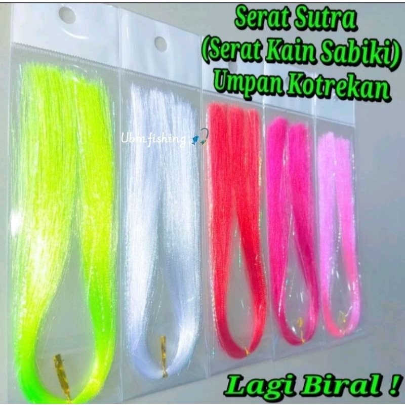 Serat Kain Sutra SK / SKTL / SKTOP  Serat Kain Umpan | Umpan | Serat Kain Sabiki | Serat Bulu Sintet