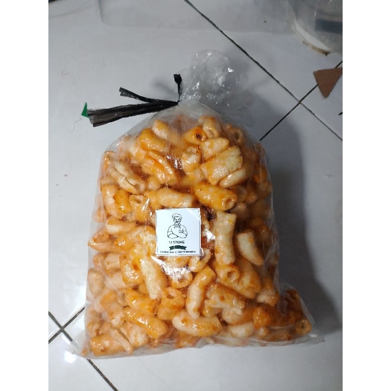 

COD 500 gram makaroni pedas manis produksi Barabai HST KALSEL INDONESIA