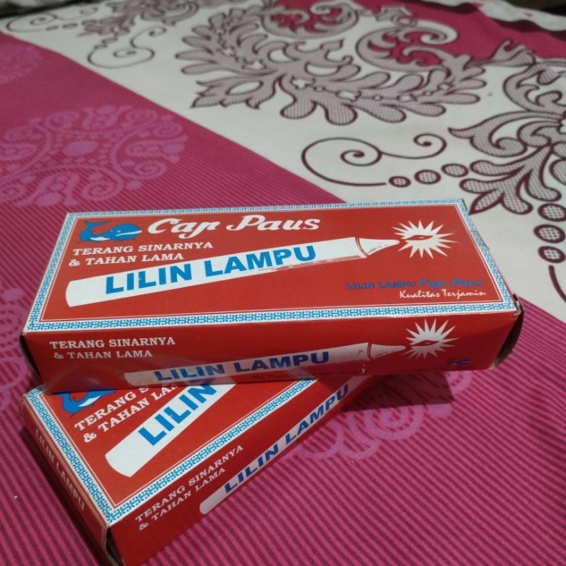 lilin lampu cap PAUS/Lilin mati lampu besar/lilin dapur jumbo/lilin natal 8batang/lilin ramadan 8bat