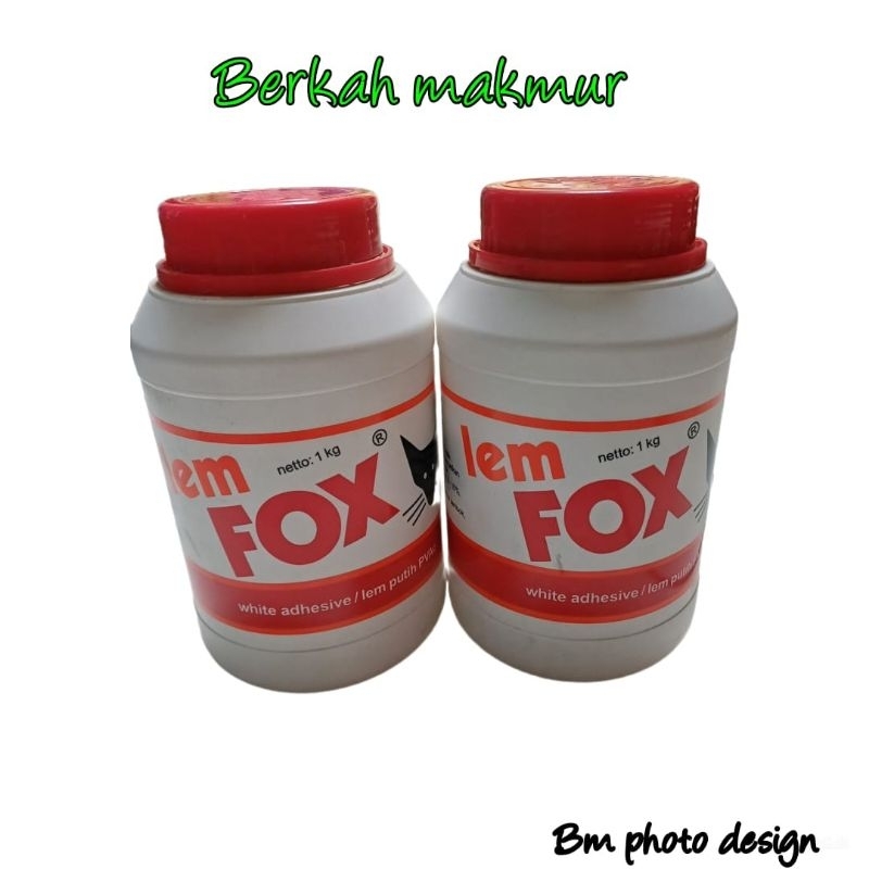 

Fox lem putih 1 kg pvc/Kertas