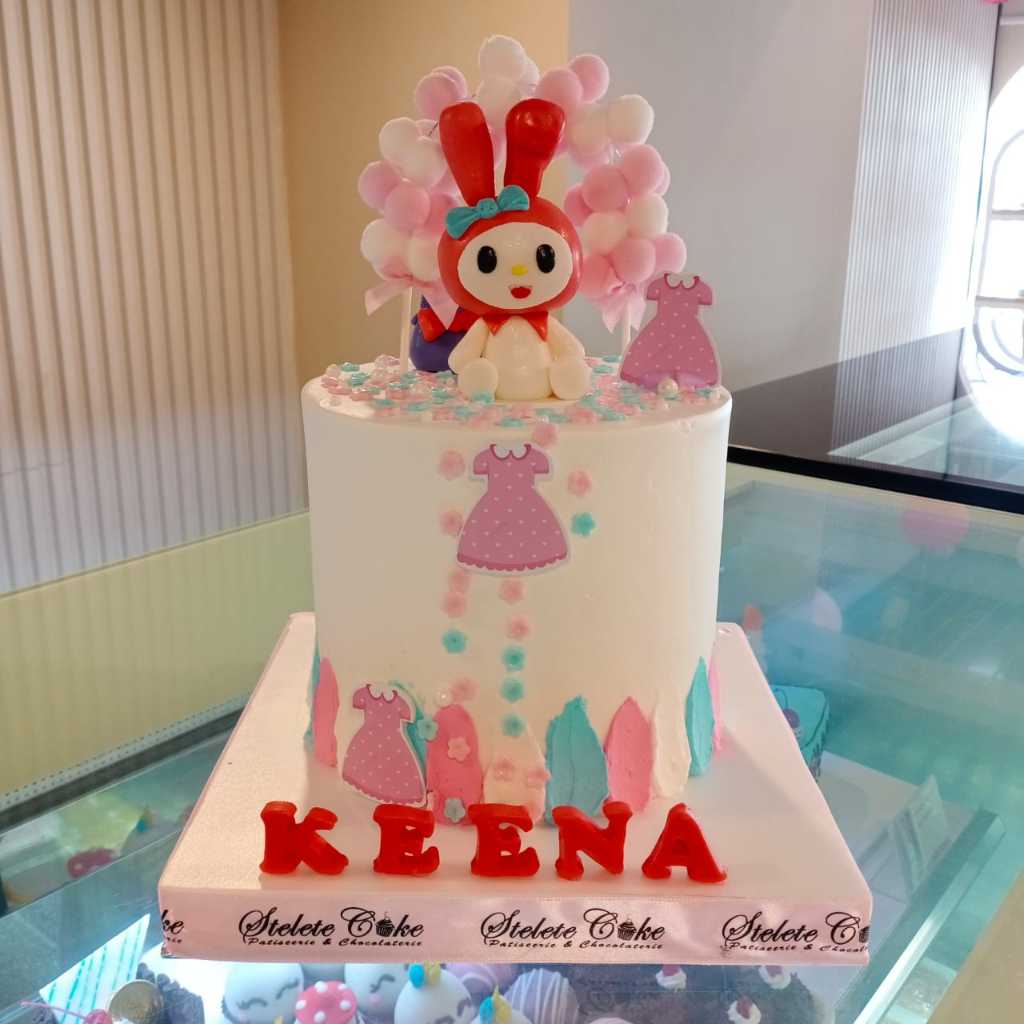 

Birthday Cake My Melody / Custom Cake Sanrio / Kue Ultah Jakarta / Kue Ulang Tahun Murah