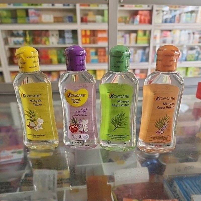 konicare 60ml minyak telon / telon plus / kayu putih / kayu putih plus