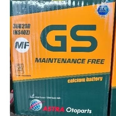 Aki/Accu Merk GS ASTRA (ASLI) Type NS40Z MF/Kering