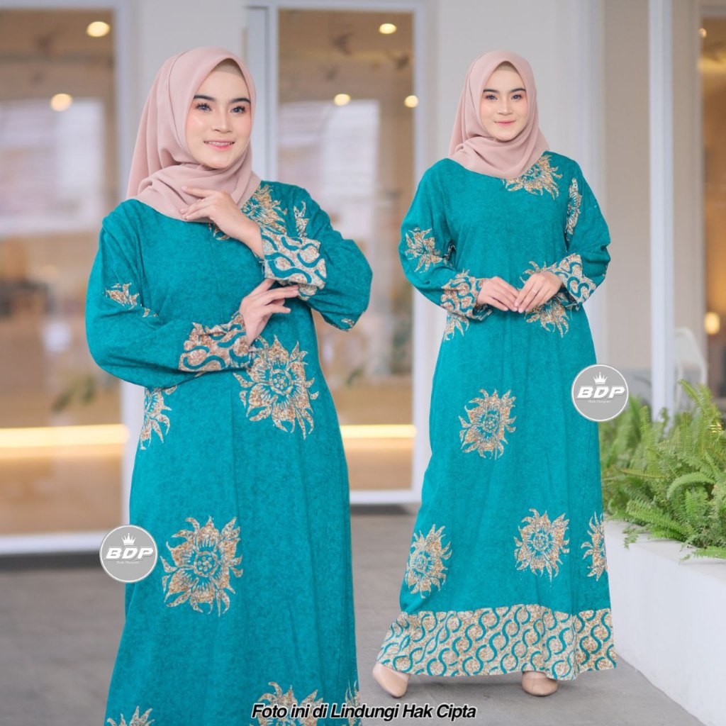 DIANPUTRI DASTER ARAB | GAMIS JEJE | RAYON SUPER GRADE A ORI MODEL RESLETING DEPAN BUSUI & BUMIL LD 110-syakila 53