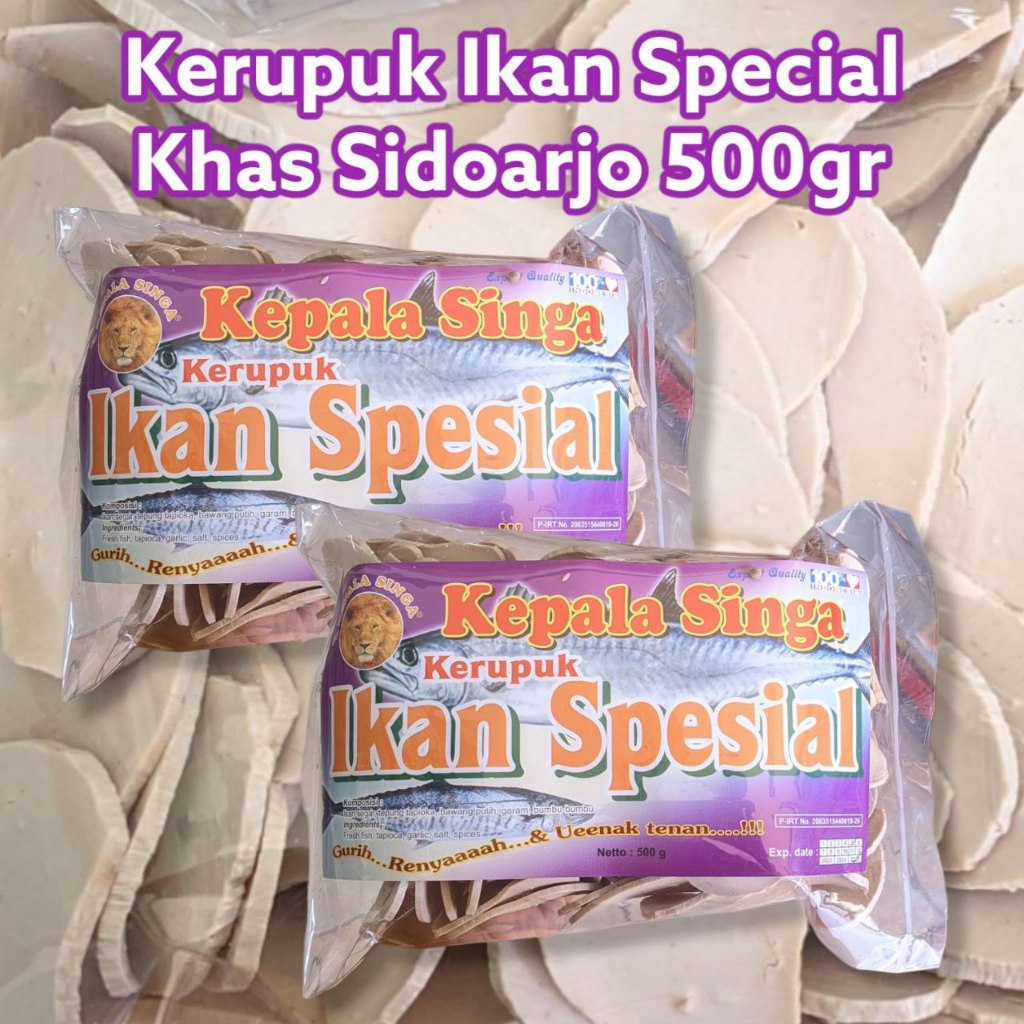 

KERUPUK IKAN SPECIAL KHAS SIDOARJO 500GR