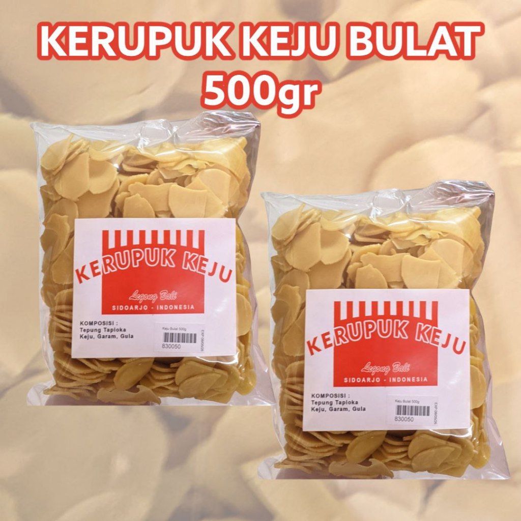 

KEPALA SINGA KERUPUK KEJU BULAT 500GR