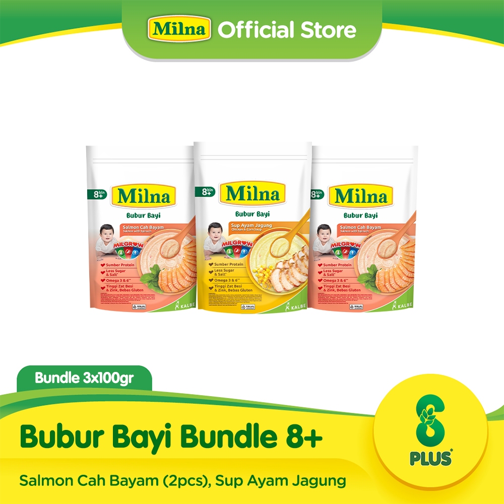 Bundling Milna Bubur Reguler 8+