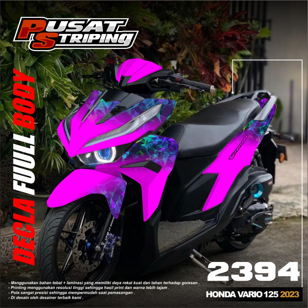 New Decal Sticker Motor Honda VARIO 125 Fullbody Honda VARIO 125 2023