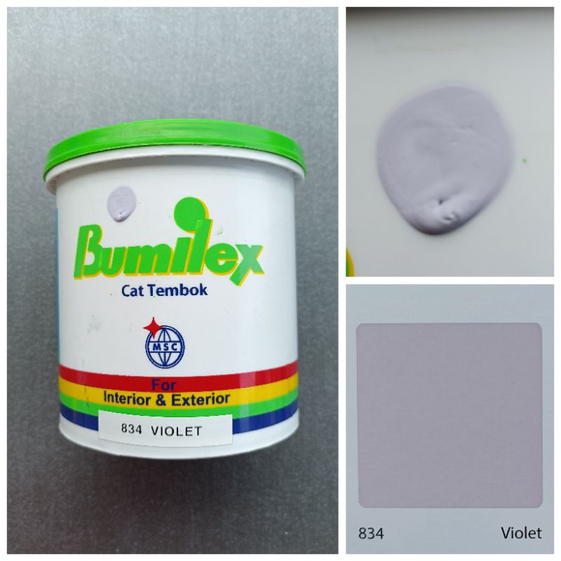 Bumilex 1 kg Violet 834 Cat Tembok Interior Eksterior