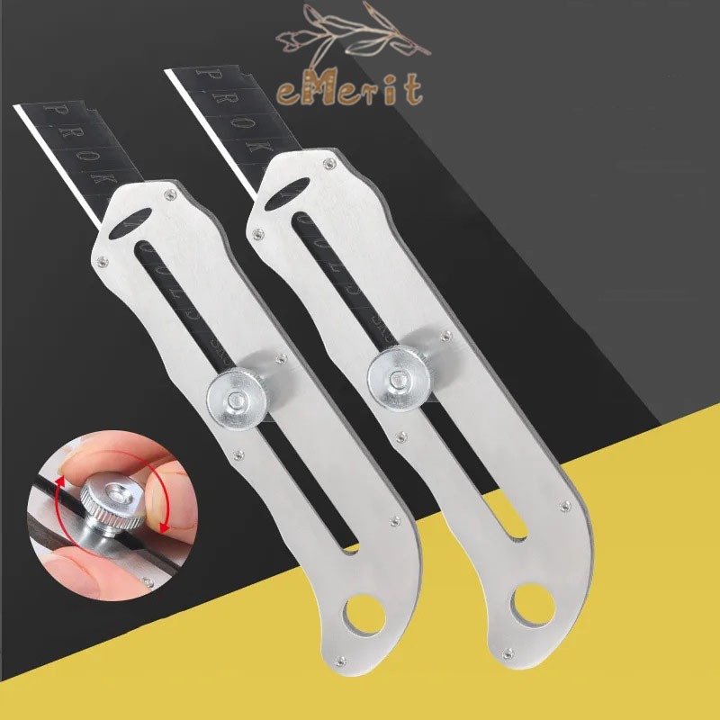 

Cutter Stainless Stanless Cuter Pisau Cutter Stanless Multifungsi 18 MM Tahan Karat