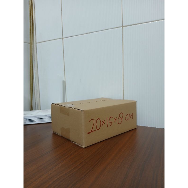 

KARDUS BOX JAKARTA POLOS BARU Uk 20x15x8 CM / kardus baru polos uk 20x15x8 cm