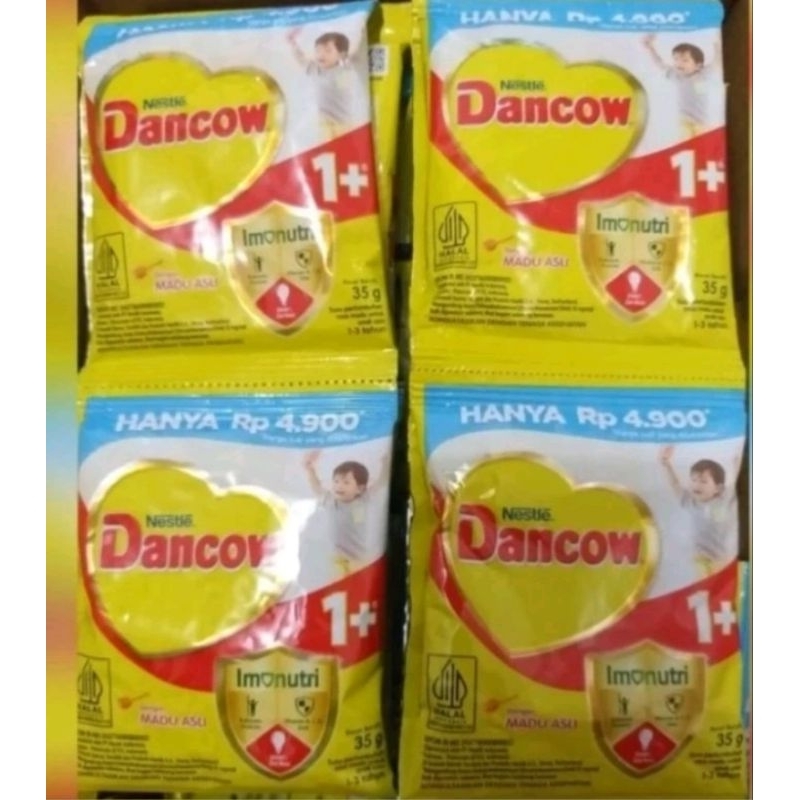 Dancow 1+ Madu Sachet 8 x 35gr Renceng