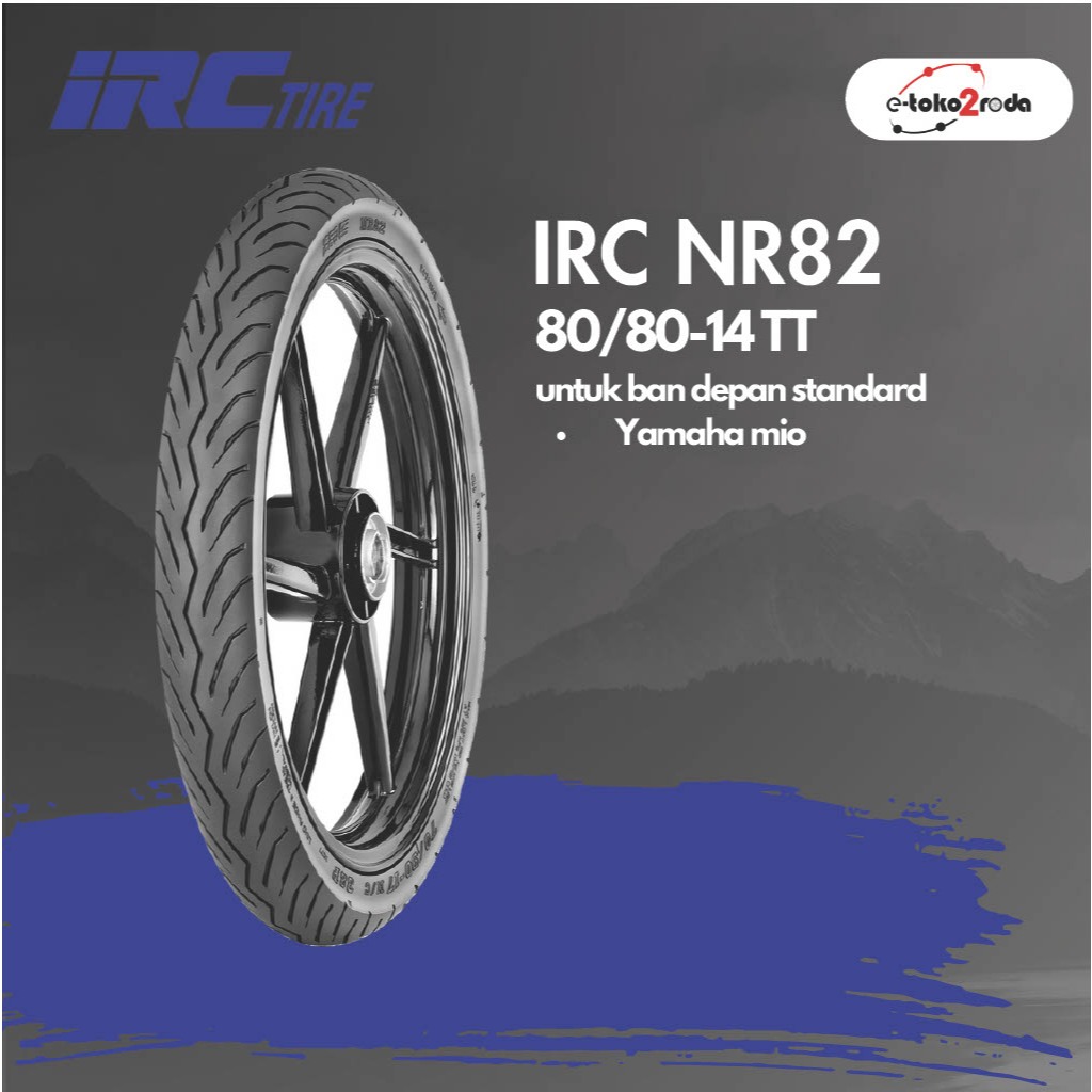 BAN IRC TUBETYPE NR82 80/80 RING 14