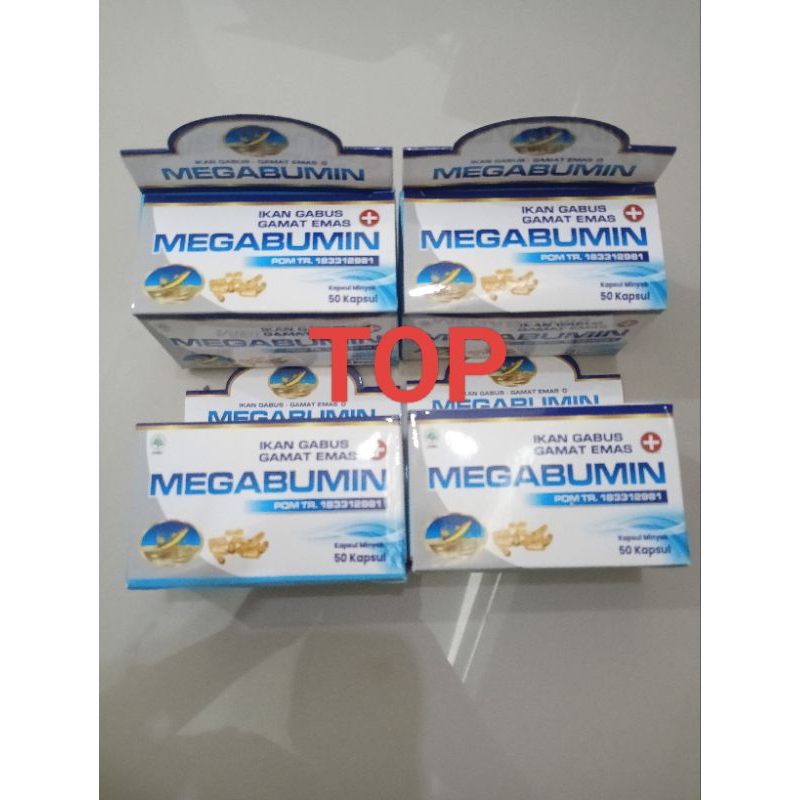kapsul ikan gabus MEGABUMIN (50kapsul)