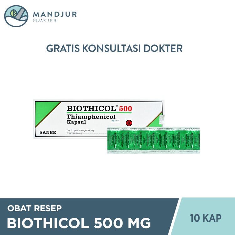 Biothicol 500 mg 10 Kapsul