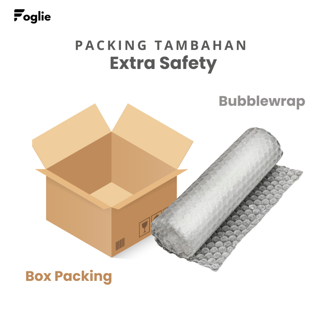 

Packing Tambahan DOUBLE Bubble Wrap dan KARDUS