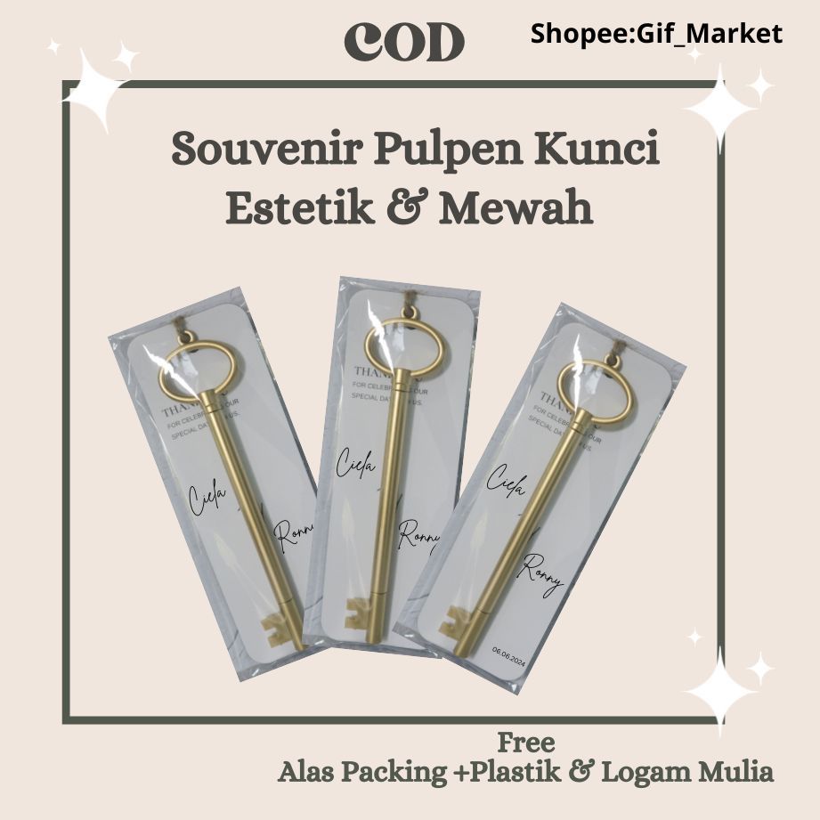 

Souvenir Pulpen Kunci