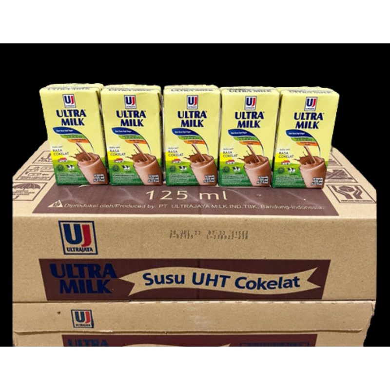 

SUSU UHT ULTRA MILK RASA COKELAT 125 ML || 1 DUS ISI 40 PCS