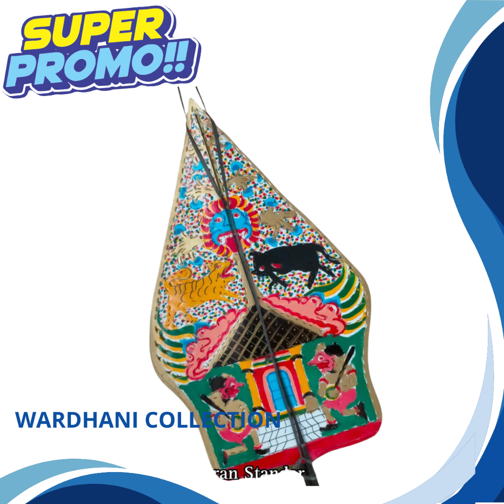 WAYANG KERTAS DUPLEX GUNUNGAN 60 CM BAHAN KERTAS DUPLEX