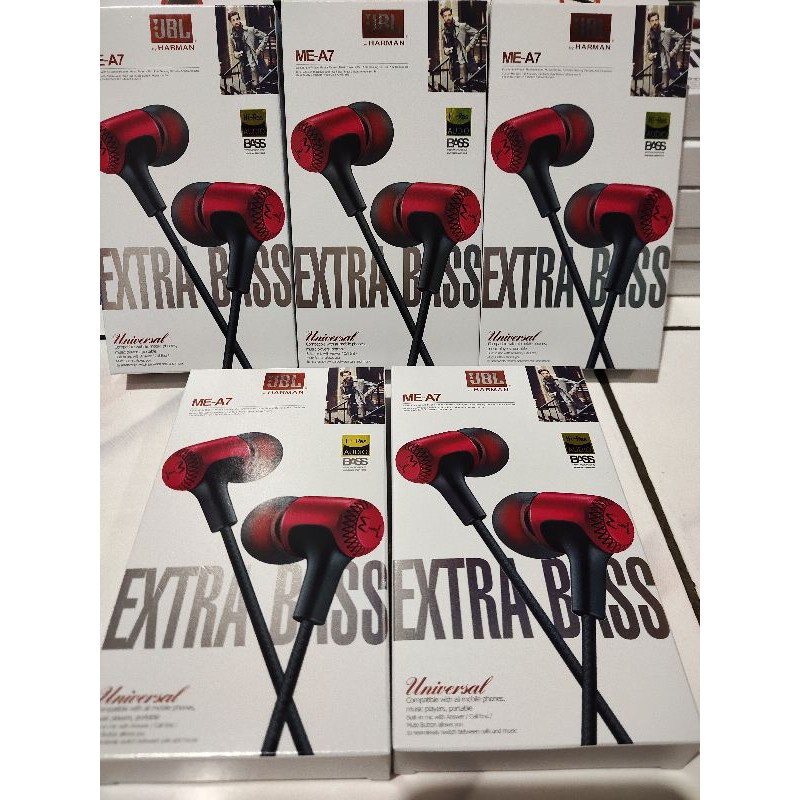 HF I HANDSFREE JBL ME-A7 UNIVERSAL EXTRA BASS